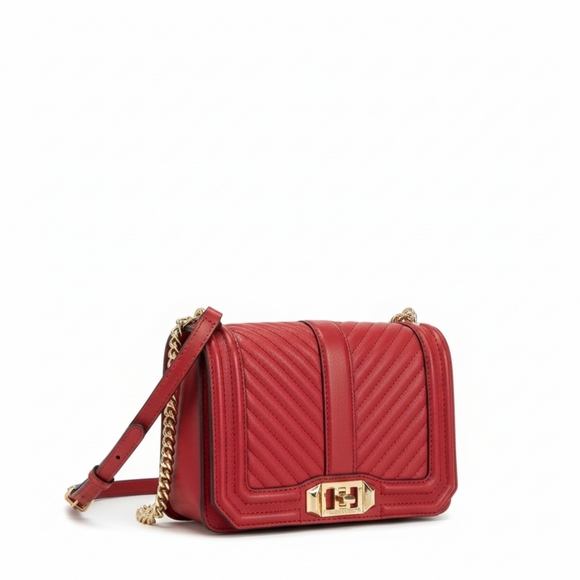Rebecca Minkoff Handbags - Rebecca Minkoff Red Quilted Crossbody Bag